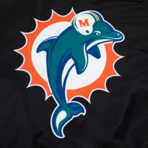 order now Miami Dolphins Aqua Bomber Jacket