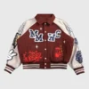 order now Mickey Mouse Wolves Club Rudy Maroon Letterman Jacket