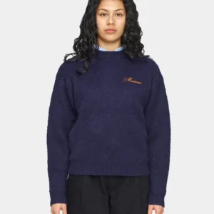 order now Mutimer Mohair Navy Sweater