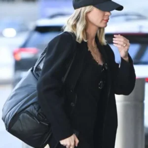 order now NYC Airport Emily Blunt Black Jacket