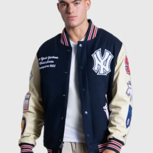 order now New York Yankees Starter 50th Year Varsity Jacket