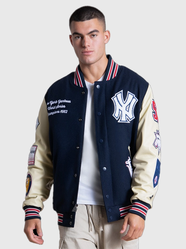 order now New York Yankees Starter 50th Year Varsity Jacket