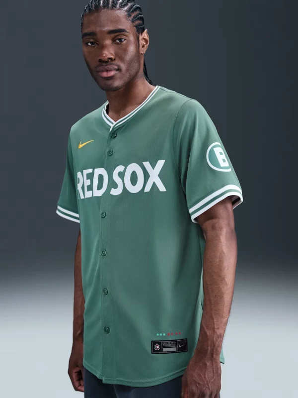 order now Nike Boston Red Sox Green Jersey