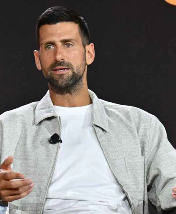 order now Novak Djokovic Fanatics Fest NYC 2026 Gray Jacket