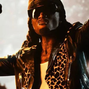 order now Playboi Carti Milan 2026 Black Biker Jacket
