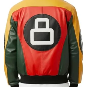 order now Power Book III S05 Joey Bada$$ 8 Ball Leather Jacket