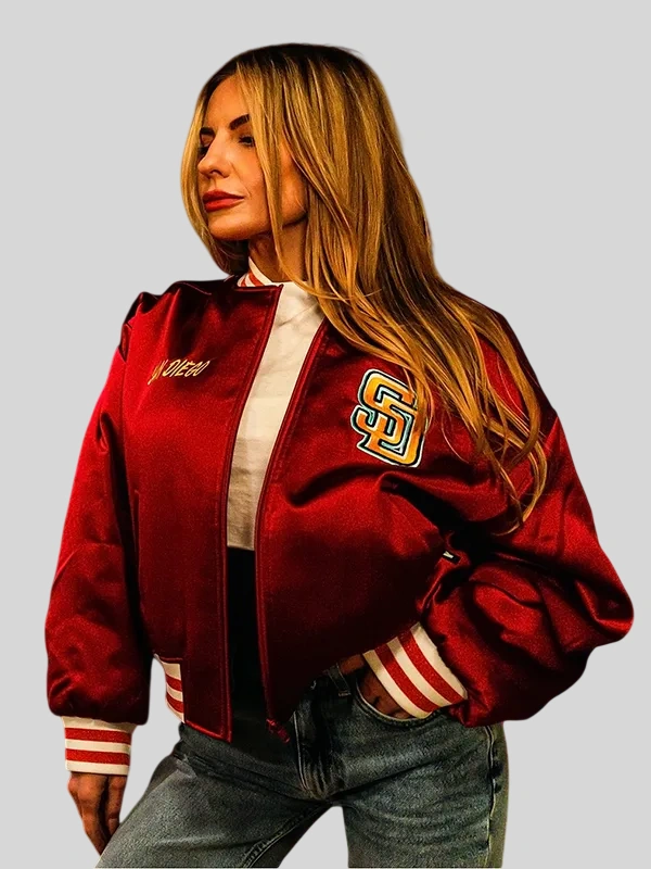 order now San Diego Padres x Petco Park Satin Jacket