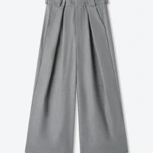 order now Shinzo Pleated Grey Trousers Pants