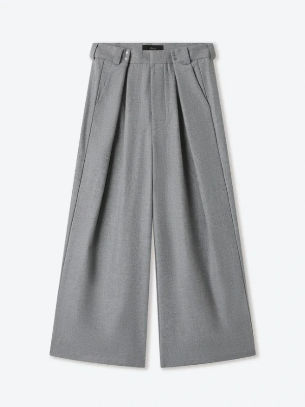 order now Shinzo Pleated Grey Trousers Pants