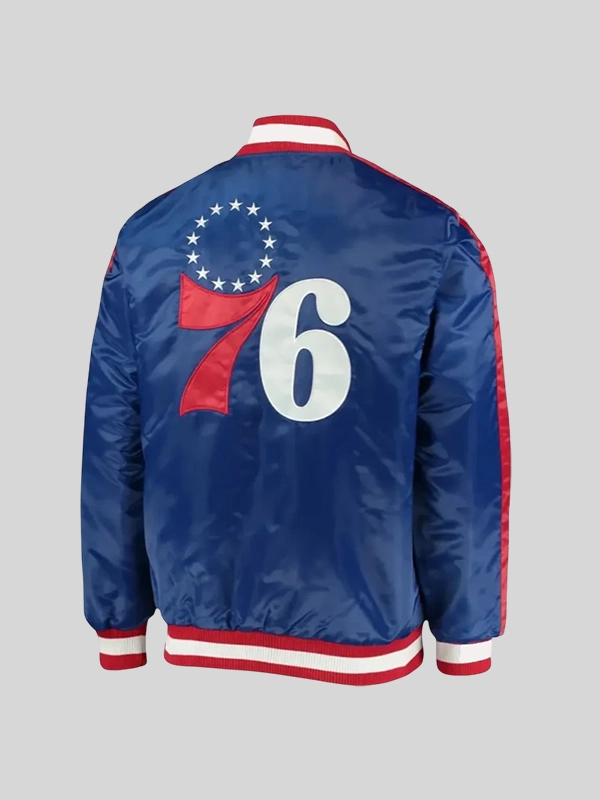 order now Sixers Starter 76ers Varsity Jacket