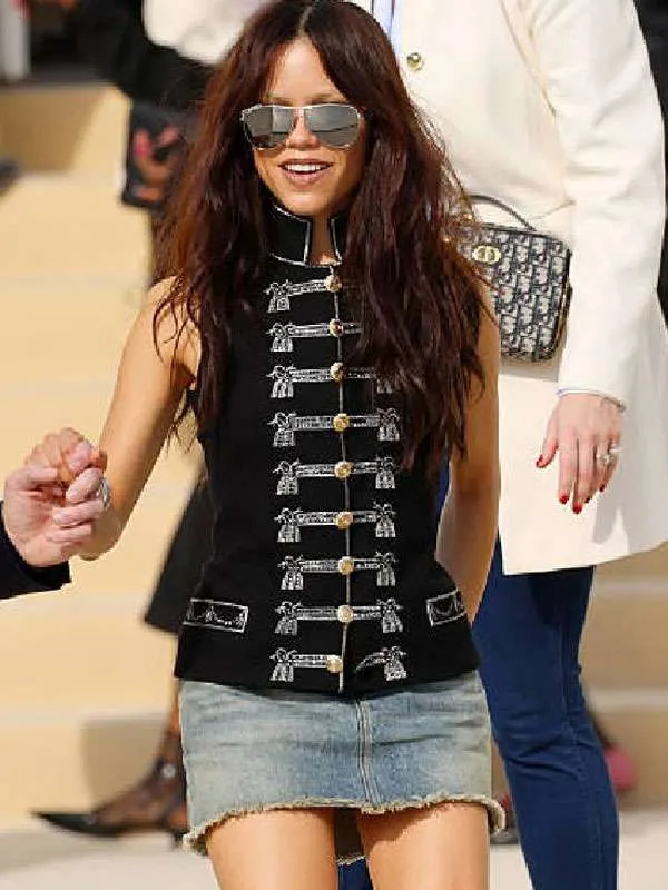 order now Summer 2026 Fashion Show Paris Jenna Ortega Black Vest