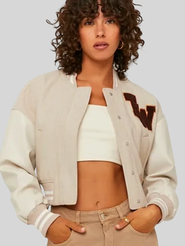 order now TW Colorblock Varsity Jacket