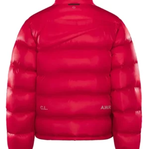 red Nike x Drake Nocta Puffer Jacket