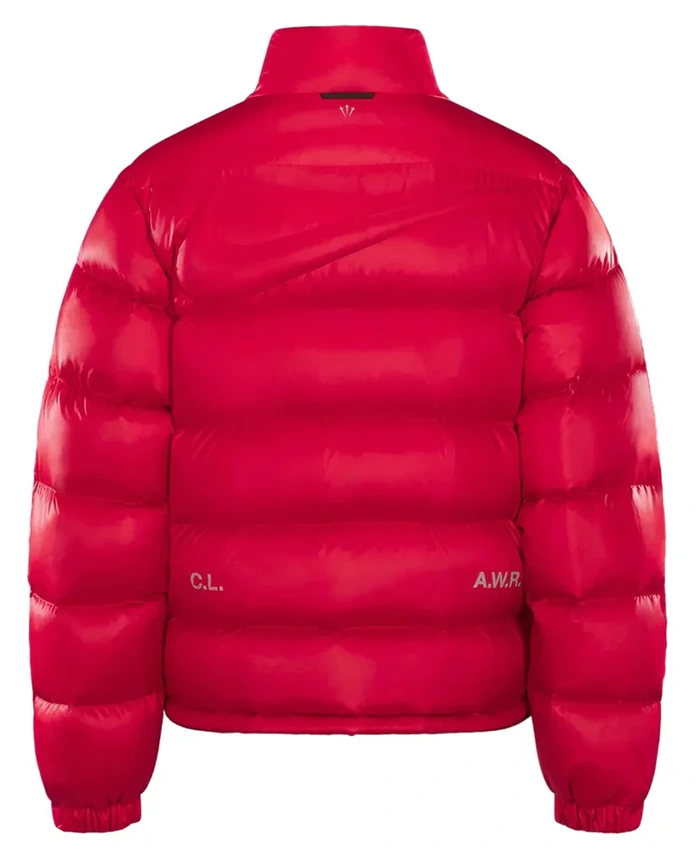 red Nike x Drake Nocta Puffer Jacket