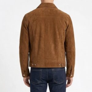 shop Camp Rock 3 Shane Gray Brown Suede Jacket