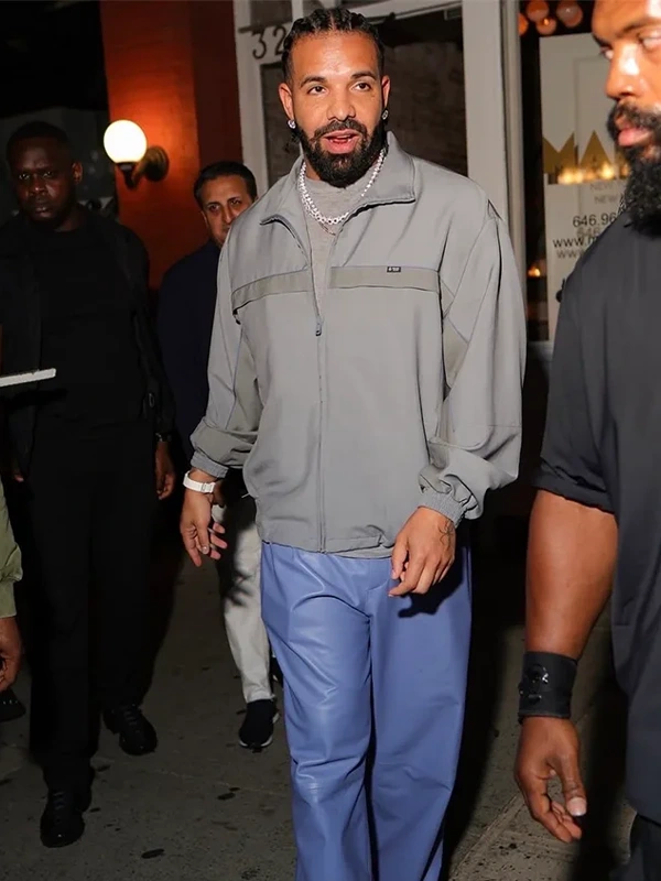 shop Drake New York City Prada Mohair Wool Jacket