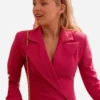shop Elle S01 Lexi Minetree Pink Blazer