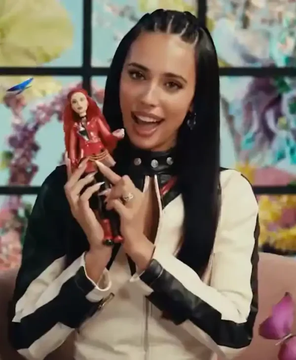 shop Kylie Cantrall Unboxing Red Doll Black and White Jacket