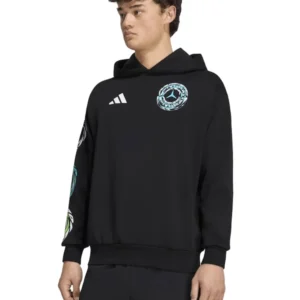 shop Mercedes AMG Petronas Adidas F1 Lights On Hoodie