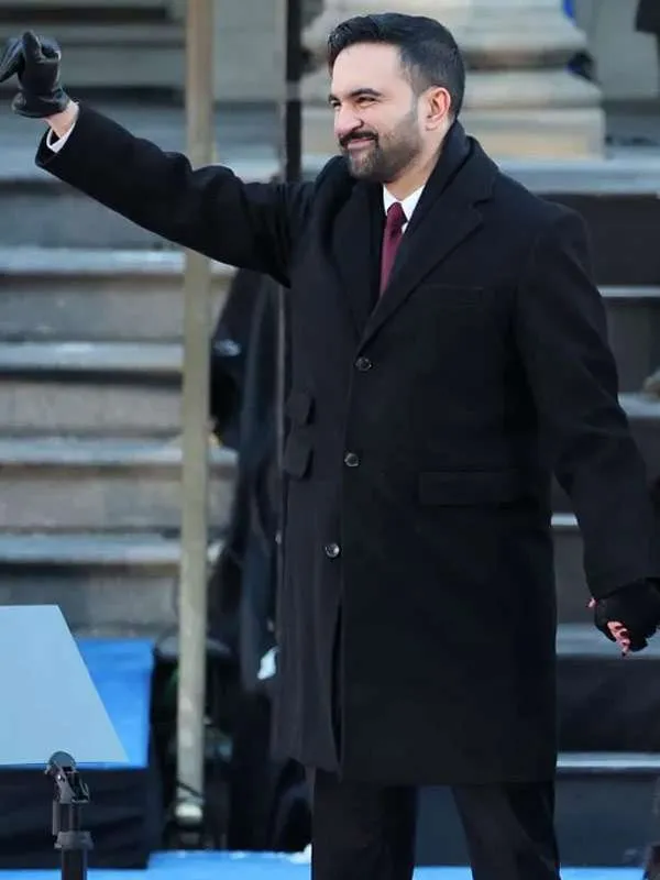 shop NYC Ceremonial Inauguration Zohran Mamdani Wool Coat
