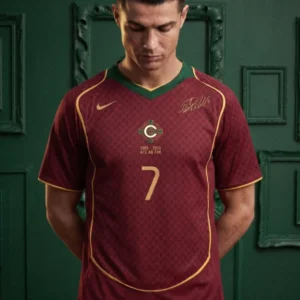 shop Nike Cristiano Ronaldo Last Dance Maroon Jersey