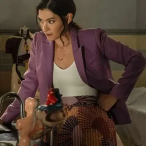 shop Sasha Lubbock Watson S01 Purple Blazer