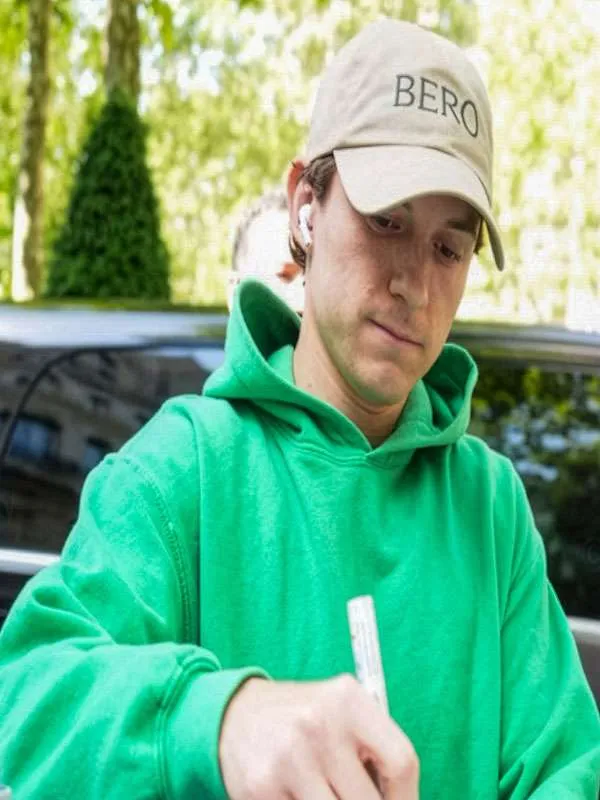 shop Tom Holland Paris Street Style 2026 Green Hoodie