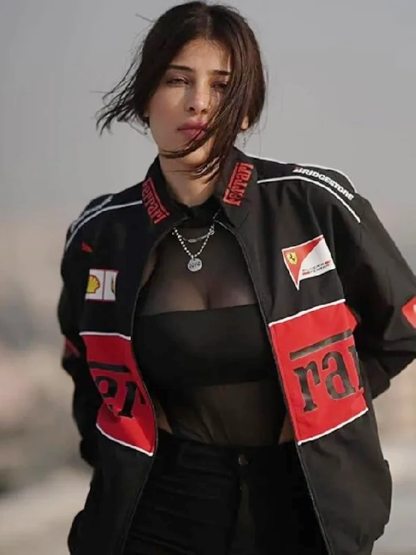 shop Zyrox Black F1 Racing Streetwear Jacket