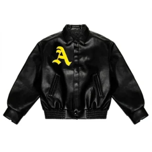 shop now A Few Good Kids Letterman Leather Jacket