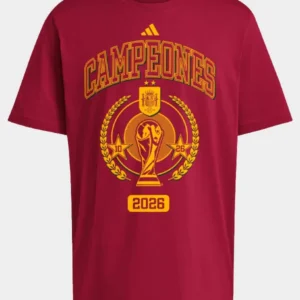 shop now Adidas Spain 2026 FIFA World Cup Champions Trophy T-Shirt