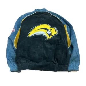 shop now Buffalo Sabres Vintage Suede Zip Jacket