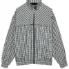 shop now Caitlin Clark Checked Chambray Jacket