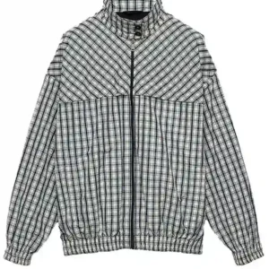 shop now Caitlin Clark Checked Chambray Jacket