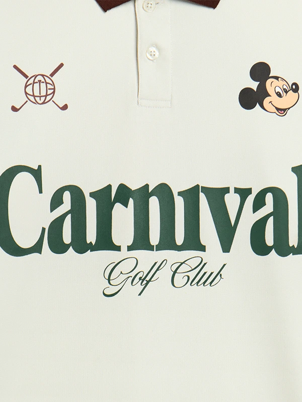 shop now Carnival Golf x Disney Mickey Stars Polo Shirt