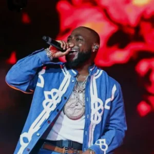 shop now Coachella 2026 Davido Blue Tracksuit