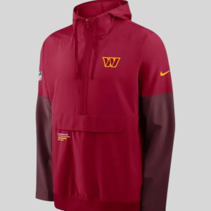 shop now Commanders Nike Sideline Anorak Hoodie Jacket