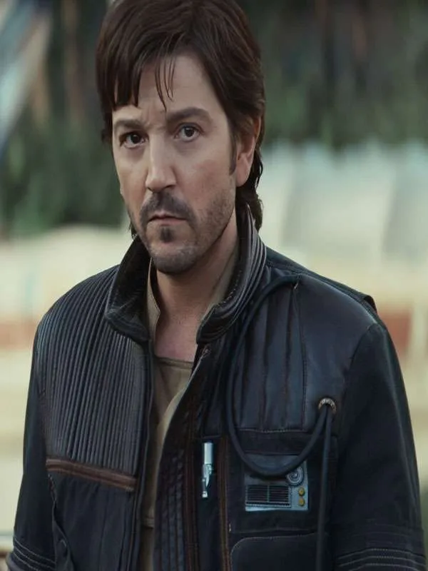 shop now Diego Luna Andor S02 Leather Jacket
