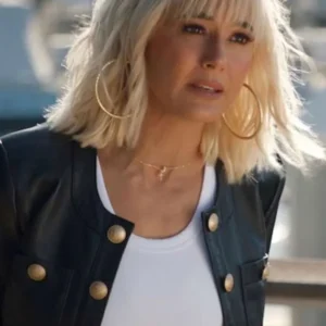 shop now Emmanuelle Chriqui The Lincoln Lawyer S04 Black Leather Jacket
