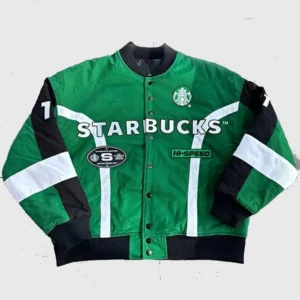 shop now Fanatics Fest NYC 2026 Starbucks Varsity Jacket