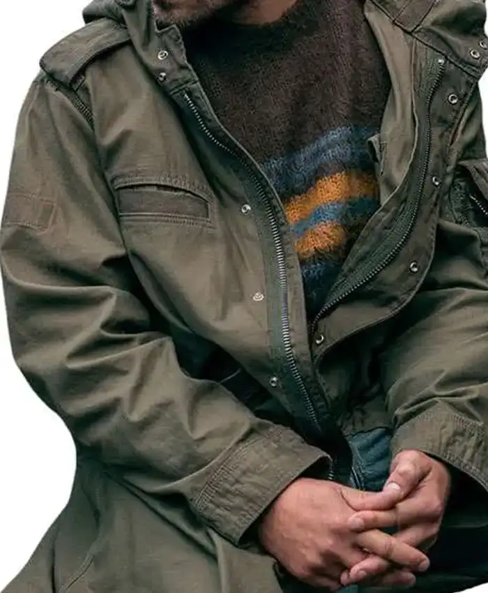 shop now Fightland 2026 Tyler Conti Green Hooded Coat