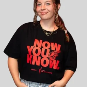 shop now Indiana Fever 2025 WNBA Now You Know Playoff T-Shirt