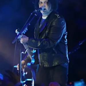 shop now Jack White Halftime Show Leather Jacket