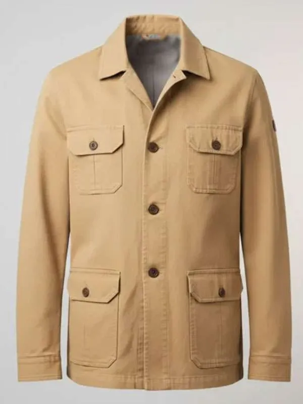 shop now Jim Broadbent Jay Kelly 2025 Cotton Jacket