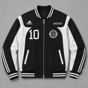 shop now Kith x Messi x Adidas Football Bomber Jacket