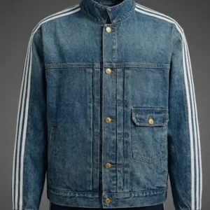 shop now Kith x Messi x Adidas Football Denim Jacket