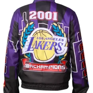 shop now Kuhlman Los Angeles Lakers Championship Leather Jacket