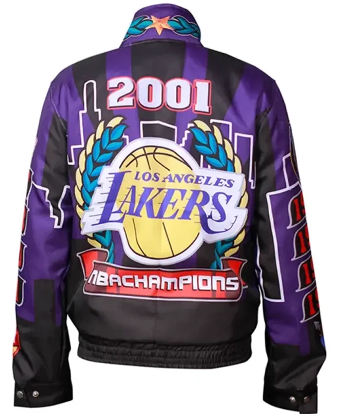 shop now Kuhlman Los Angeles Lakers Championship Leather Jacket