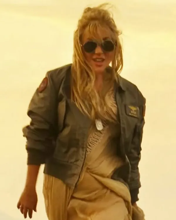 shop now Lady Gaga Top Gun 2 Jacket