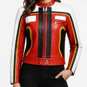 shop now Laura Abla Los Angeles Leather Jacket