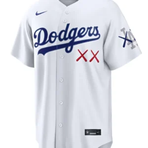 shop now Nike x KAWS Dodgers Stadium Jersey